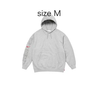 シュプリーム(Supreme)のsupreme  nike M Sweatshirt Hooded グレー(パーカー)