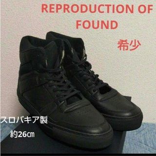 リプロダクションオブファウンド(REPRODUCTION OF FOUND)の新品38600円☆REPRODUCTION OF FOUNDブーツ、スニーカー黒(ブーツ)