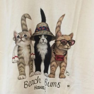 Hanes - ヘインズ tシャツ 古着 tシャツ ヴィンテージ  tシャツ 猫 tシャツ