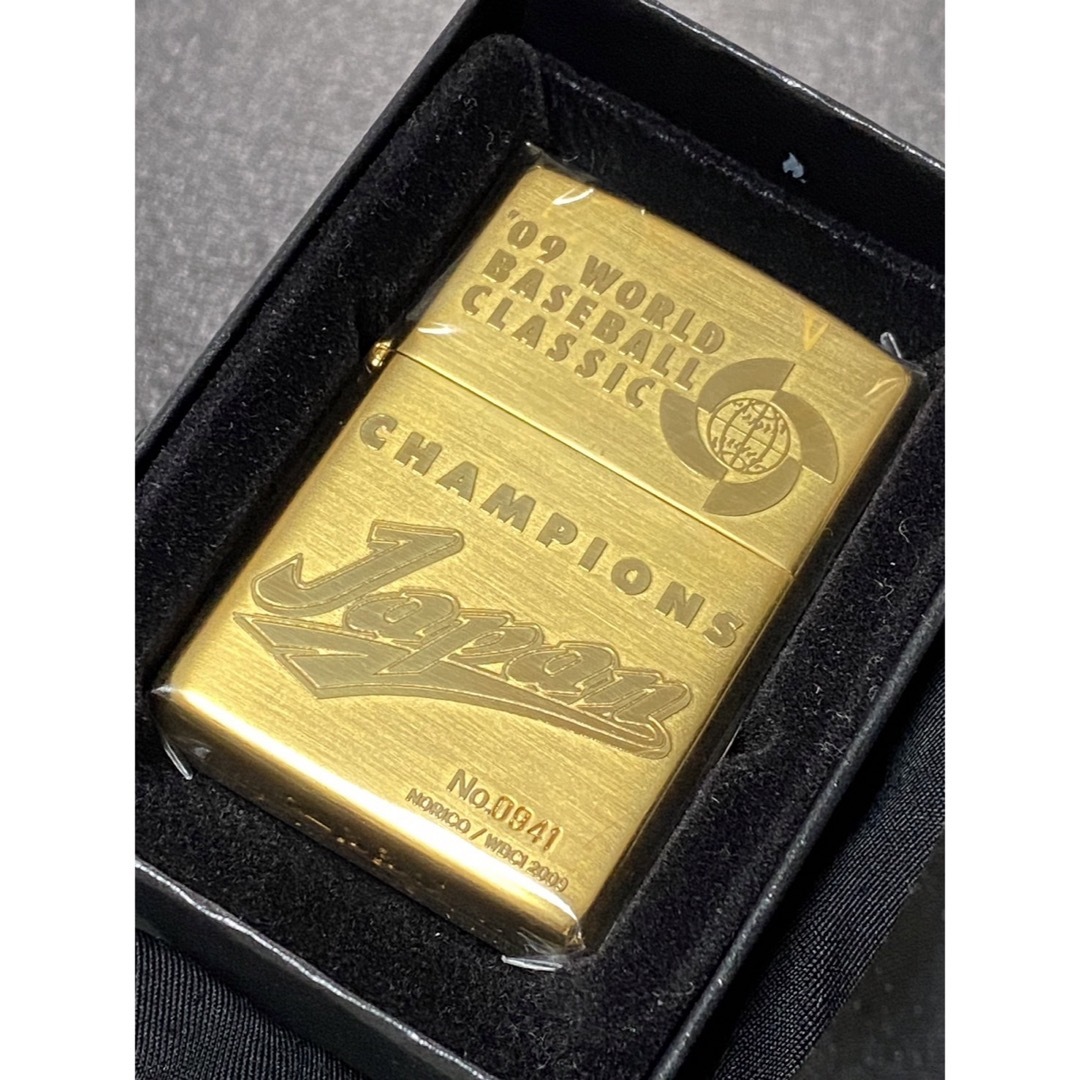 zippo WBC GOLD 限定品 ゴールド 両面デザイン 2008年製 メンズのメンズ その他(その他)の商品写真