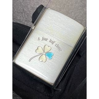 zippo 四つ葉のクローバー 特殊加工 シルバー 希少モデル 2007年製(その他)