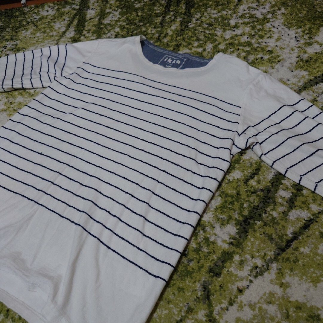 ikka(イッカ)のikka長袖シャツ　Lサイズ メンズのトップス(Tシャツ/カットソー(七分/長袖))の商品写真