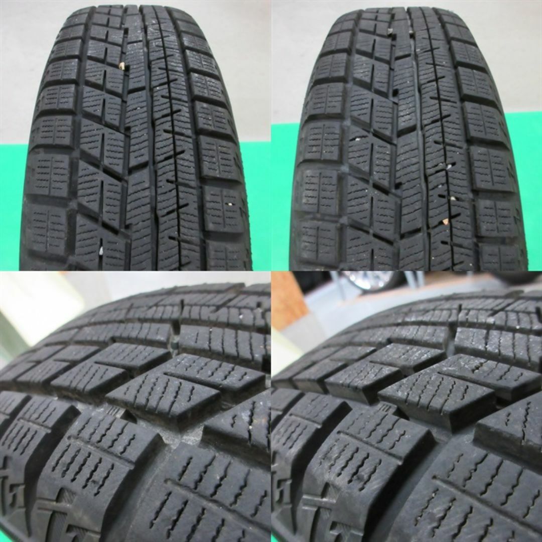 良品 ルークス155/65R13 2022年バリ山スタッドレス ライフ ワゴンR 自動車/バイクの自動車(タイヤ・ホイールセット)の商品写真