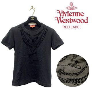 ヴィヴィアンウエストウッド(Vivienne Westwood)の【vivienne westwood】オーブネックレス風プリントTシャツ(Tシャツ(半袖/袖なし))