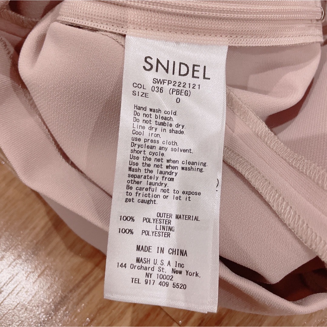 SNIDEL(スナイデル)のSNIDEL♡新品未使用♡ハイウエストキュロットショートパンツ PNK 0 レディースのパンツ(キュロット)の商品写真