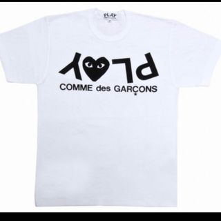 コムデギャルソン(COMME des GARCONS)のコムデギャルソン　反転ロゴ×黒ハート(Tシャツ/カットソー(半袖/袖なし))