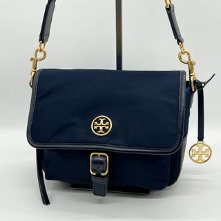 トリーバーチ(Tory Burch)の✨美品✨ToryBurch PIPER ショルダーバッグ ナイロン ネイビー(ショルダーバッグ)