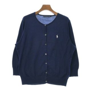 Ralph Lauren - Ralph Lauren ラルフローレン カーディガン 7(S位) 紺 【古着】【中古】