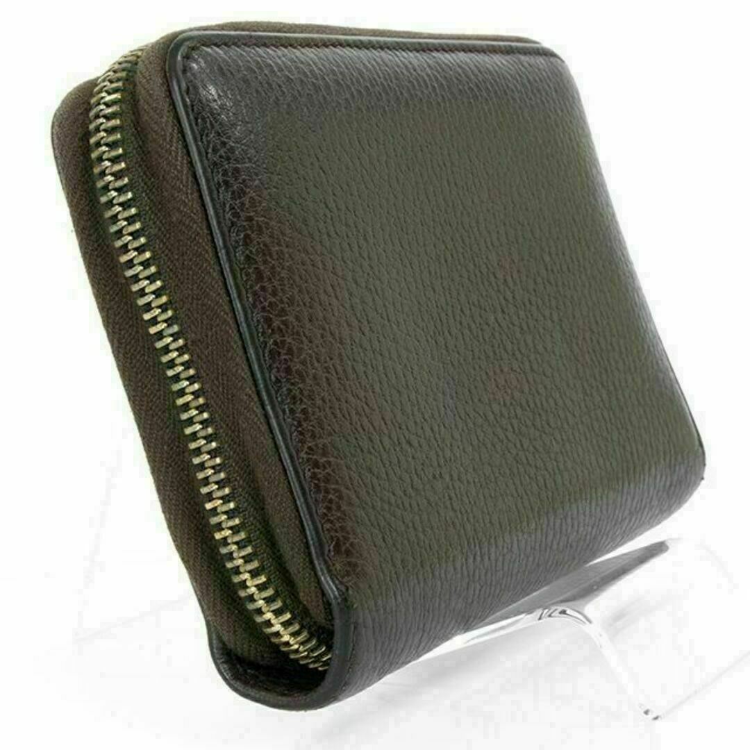 【全額返金保証・送料無料】グッチの折り財布・正規品・美品・本革・ラウンドジップ 【全額返金保証・送料無料】グッチの折り財布・正規品・美品・本革・ラウンドジップ