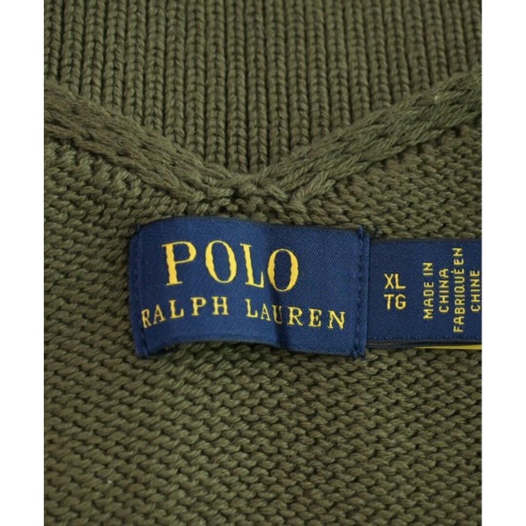 POLO RALPH LAUREN(ポロラルフローレン)のPolo Ralph Lauren ベスト/ノースリーブ XL カーキ 【古着】【中古】 レディースのトップス(ベスト/ジレ)の商品写真