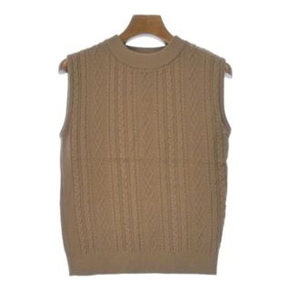 プロポーションボディドレッシング(PROPORTION BODY DRESSING)のPROPORTION BODY DRESSING ベスト F 茶系 【古着】【中古】(ベスト/ジレ)