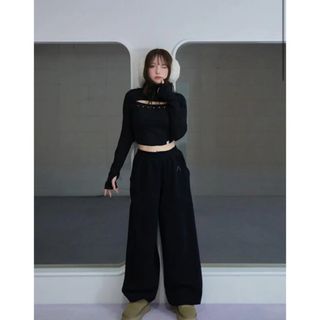 アンドマリー　Heart hip sweat pants