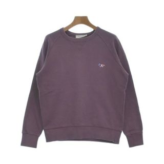 MAISON KITSUNE メゾンキツネ スウェット XS 紫 【古着】【中古】(トレーナー/スウェット)