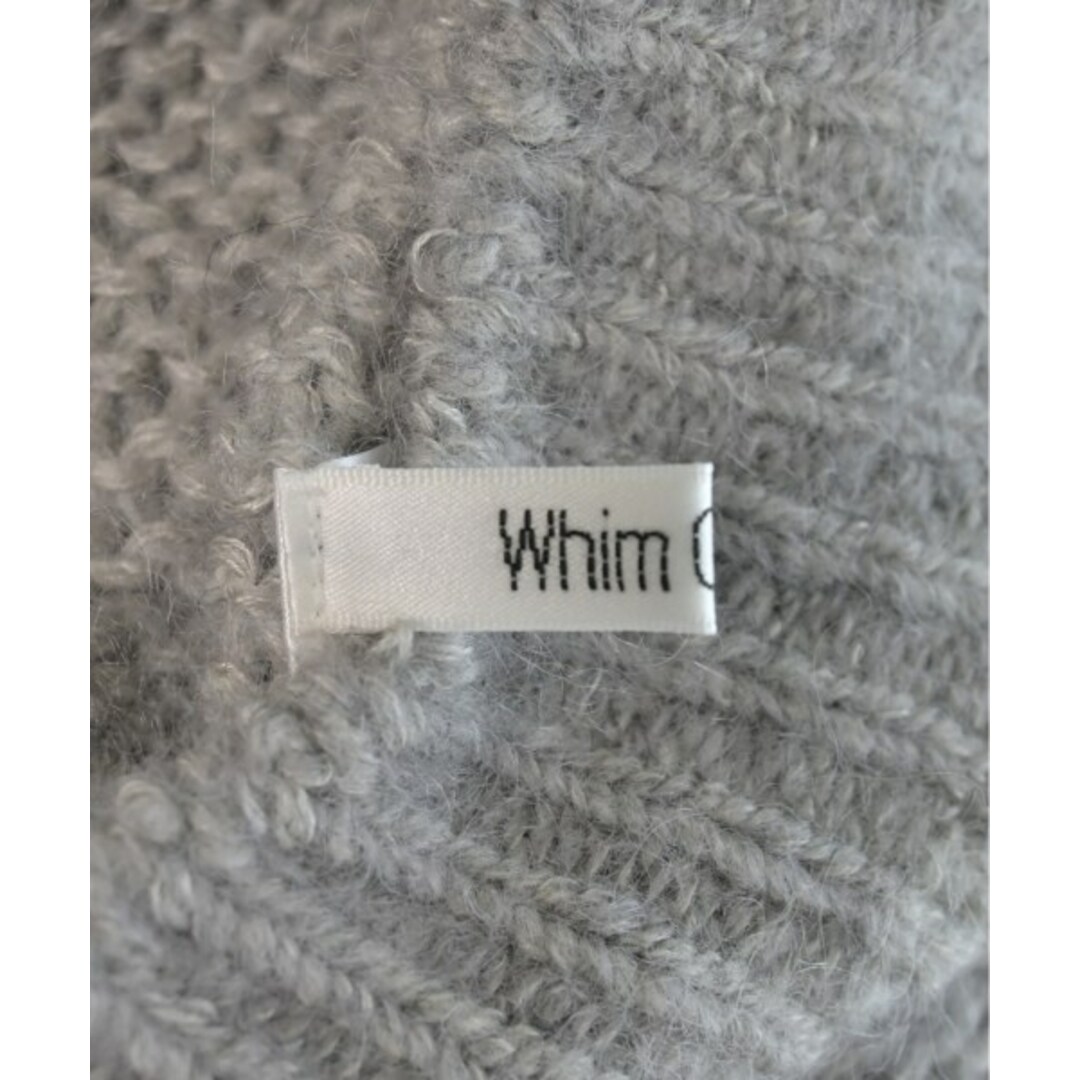 Whim Gazette(ウィムガゼット)のWhim Gazette ウィムガゼット ニット・セーター F グレー 【古着】【中古】 レディースのトップス(ニット/セーター)の商品写真