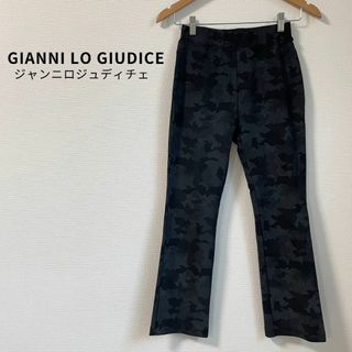 ジャンニロジュディチェ(GIANNI LO GIUDICE)の美品★GIANNI LO GIUDICE ストレッチパンツ 迷彩 ウエストゴム(カジュアルパンツ)