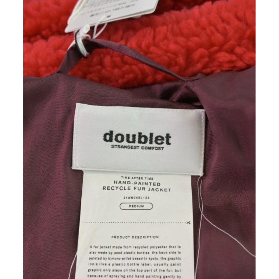 doublet(ダブレット)のdoublet ダブレット ブルゾン M 赤 【古着】【中古】 メンズのジャケット/アウター(その他)の商品写真