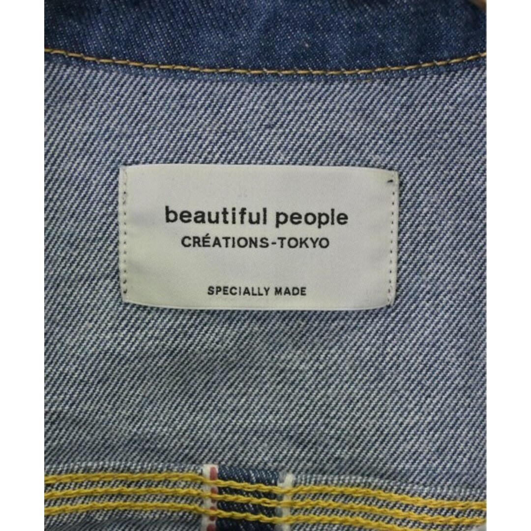 beautiful people(ビューティフルピープル)のbeautiful people デニムジャケット 130(XS位) 【古着】【中古】 レディースのジャケット/アウター(Gジャン/デニムジャケット)の商品写真