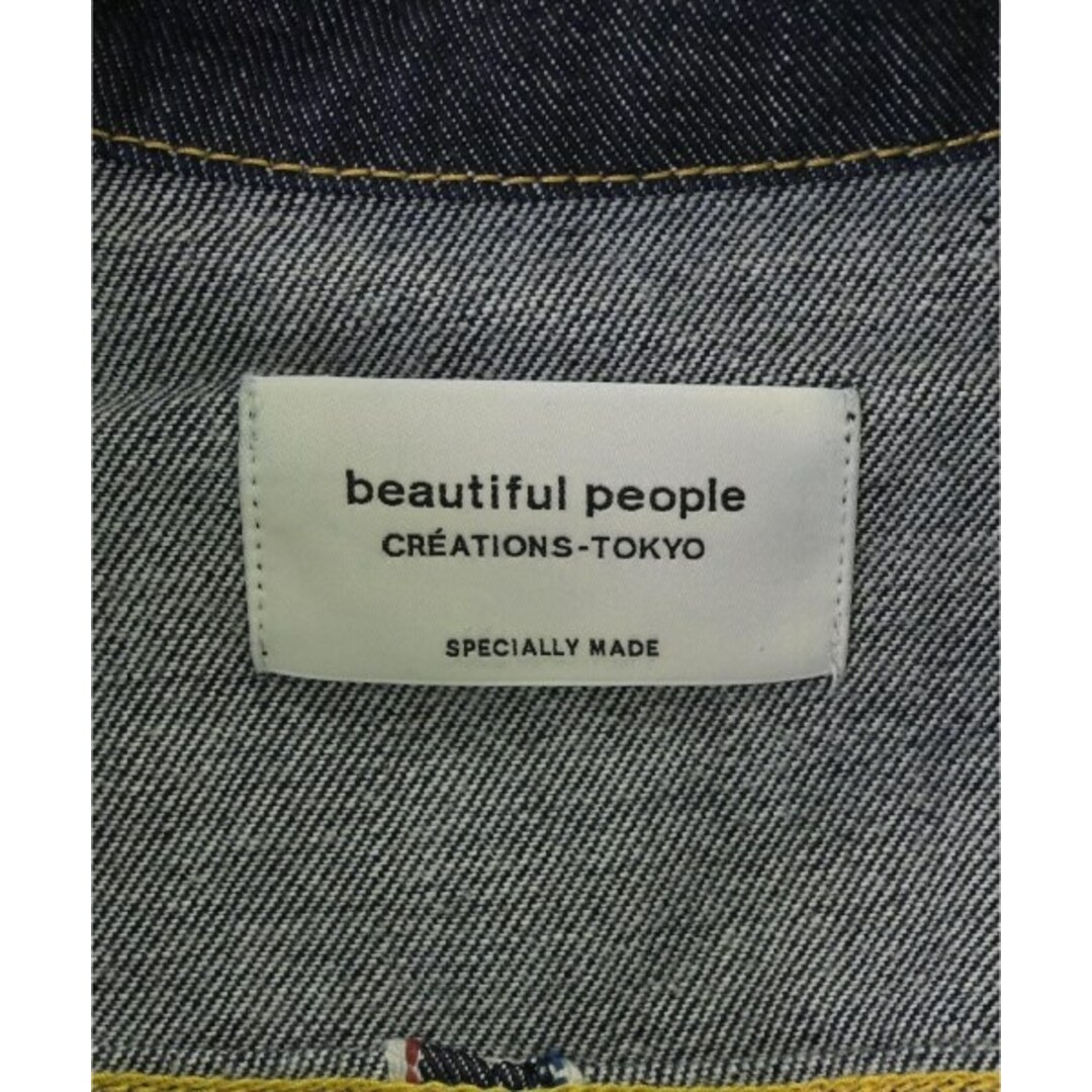 beautiful people(ビューティフルピープル)のbeautiful people デニムジャケット 130(XS位) 【古着】【中古】 レディースのジャケット/アウター(Gジャン/デニムジャケット)の商品写真