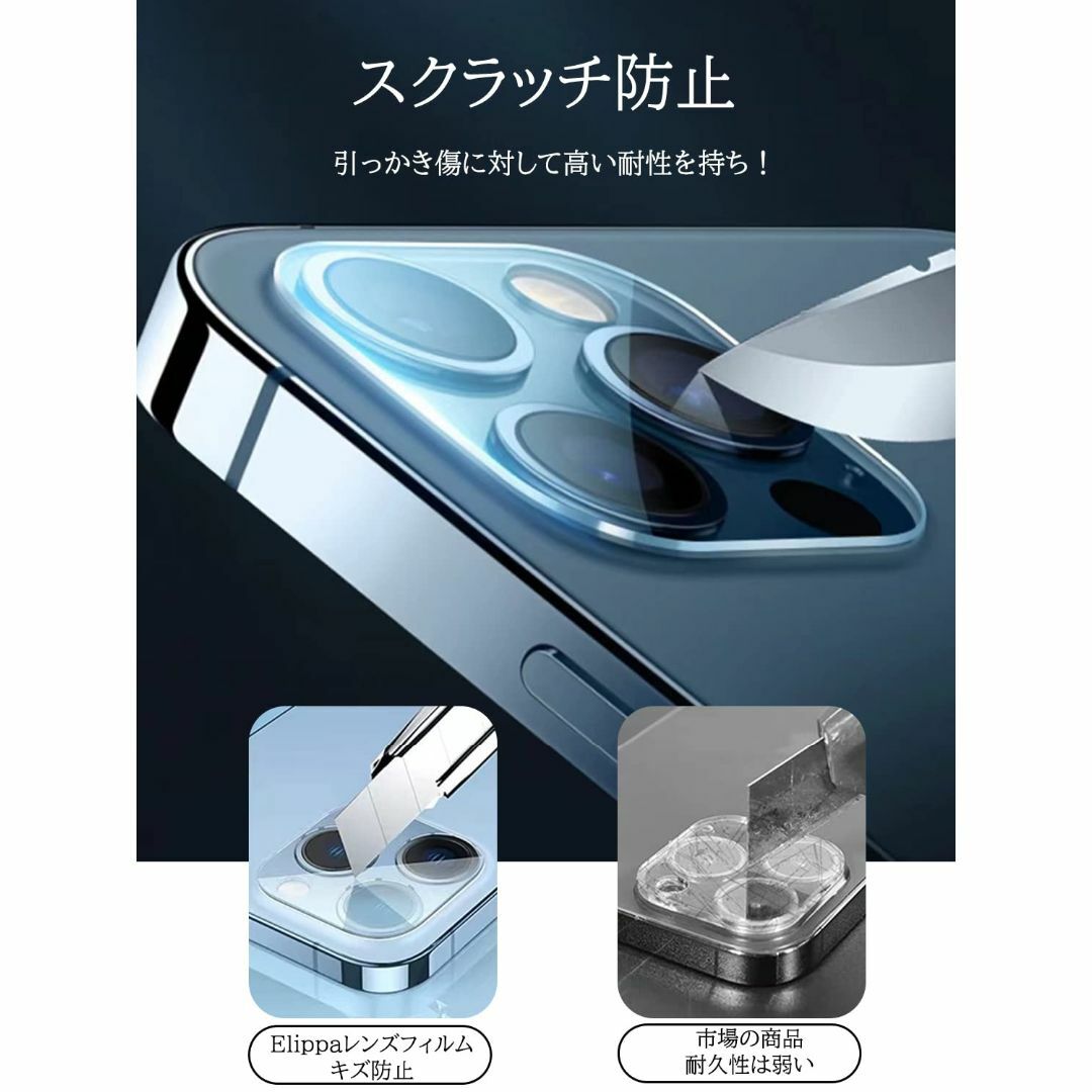 iphone15 pro maxガラスフィルムブルーライトカット + iphon スマホ/家電/カメラのスマホアクセサリー(その他)の商品写真