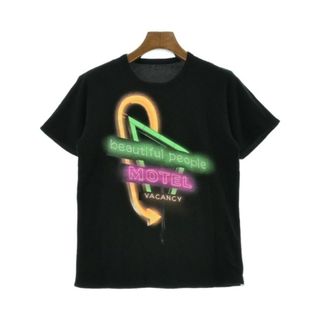 beautiful people Tシャツ・カットソー 150(M位) 黒 【古着】【中古】