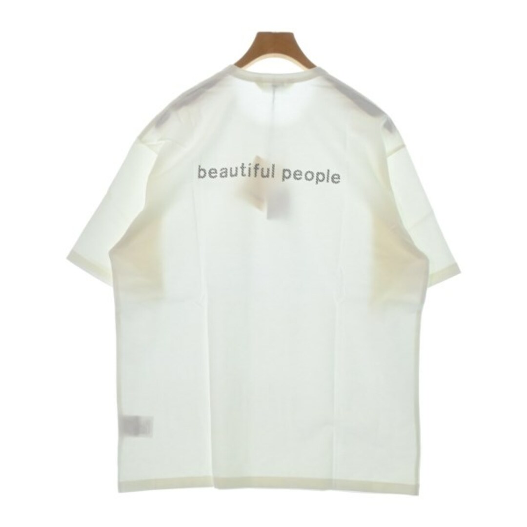 beautiful people(ビューティフルピープル)のbeautiful people Tシャツ・カットソー 200(XL位) 白 【古着】【中古】 メンズのトップス(Tシャツ/カットソー(半袖/袖なし))の商品写真