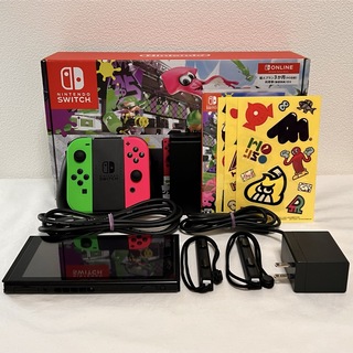 ニンテンドースイッチ(Nintendo Switch)のNintendo Switch スプラトゥーンエディション　箱付き　(家庭用ゲーム機本体)