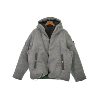 ストーンアイランド(STONE ISLAND)のSTONE ISLAND ダウンジャケット/ダウンベスト S グレー 【古着】【中古】(ダウンジャケット)