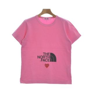 PLAY COMME des GARCONS Tシャツ・カットソー L ピンク 【古着】【中古】(カットソー(半袖/袖なし))