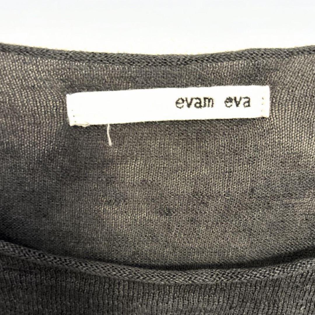 evam eva(エヴァムエヴァ)のエヴァムエヴァ　コットンリネンカットソー レディースのトップス(カットソー(半袖/袖なし))の商品写真