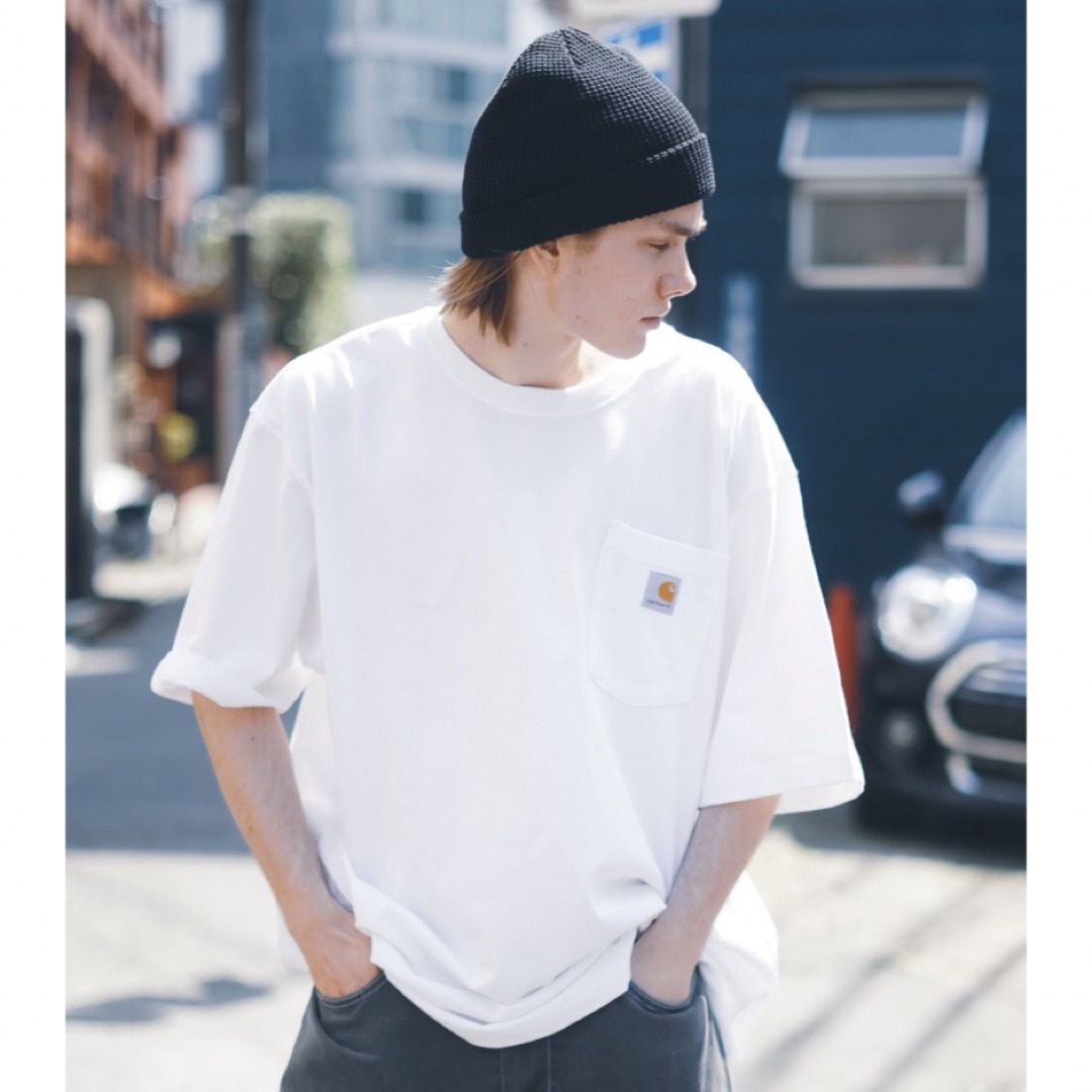 carhartt(カーハート)のCarhartt K87 カーハート ポケT WHITE 白 M wip メンズのトップス(Tシャツ/カットソー(半袖/袖なし))の商品写真