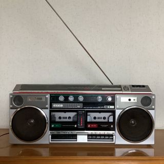 サンヨー(SANYO)の★三洋電機ラジカセ　ＭＲ－Ｗ１０　動作整備品★(ラジオ)