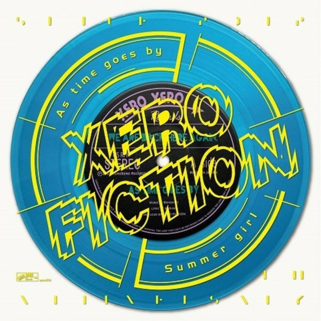 ＊新品レコード XERO FICTION/As time goes by エンタメ/ホビーのCD(ポップス/ロック(邦楽))の商品写真