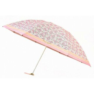 ケイトスペードニューヨーク(kate spade new york)の新品♡晴雨兼用 折りたたみ傘♡ピンク UV  花柄(傘)