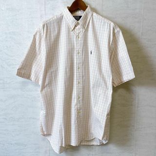 ラルフローレン(Ralph Lauren)のビンテージラルフ90Ｓ　ブレイクBLAKE　サイズＬ　BＤ半袖　メンズ　古着(シャツ)