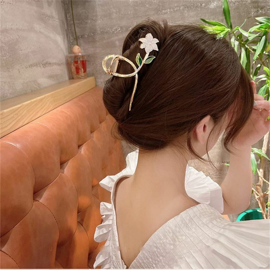 バンスクリップ ヘアクリップ ファッション ヘアクリップ 大きめ しっかりとまる コスメ/美容のヘアケア/スタイリング(その他)の商品写真