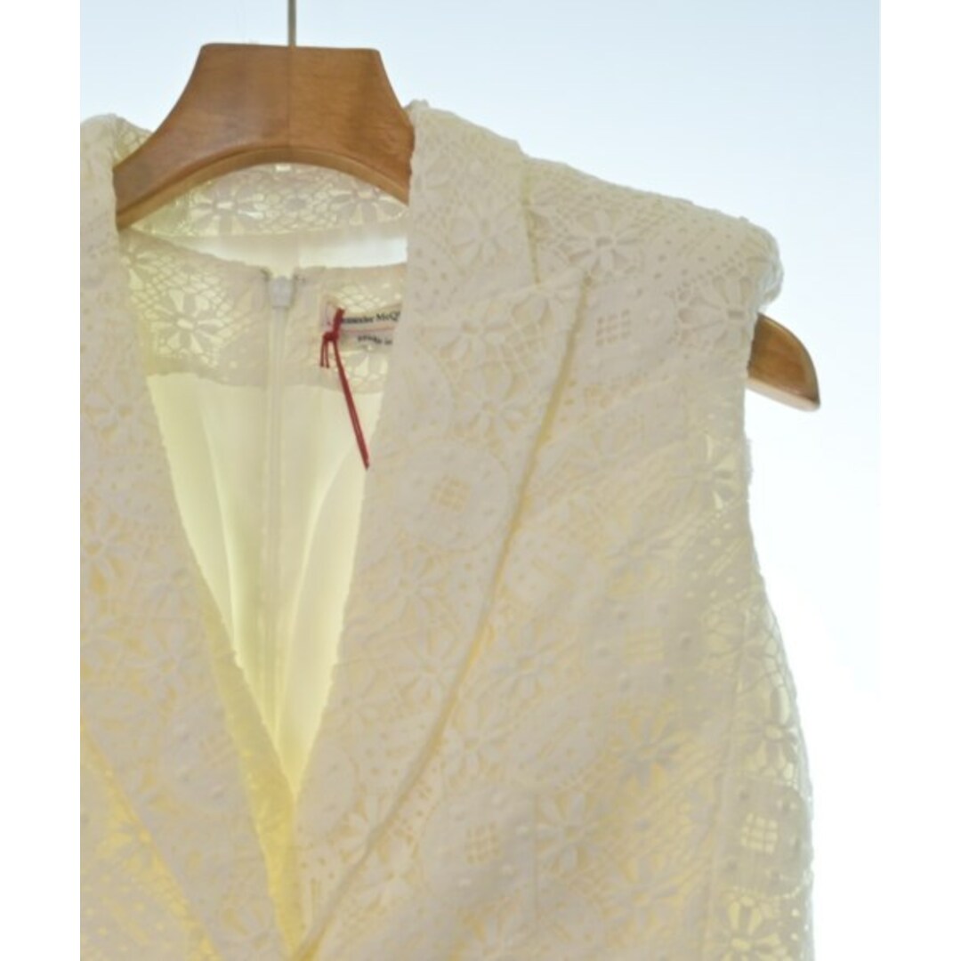Alexander McQueen - ALEXANDER MCQUEEN ワンピース 36(XS位) 白 Alexander McQueen - ALEXANDER MCQUEEN ワンピース 36(XS位) 白