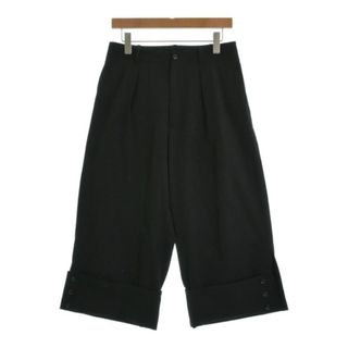 B Yohji Yamamoto クロップドパンツ -(L位) 黒 【古着】【中古】(クロップドパンツ)