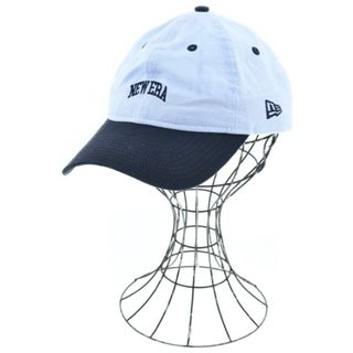 ニューエラー(NEW ERA)のNEW ERA ニューエラ キャップ - 水色x黒 【古着】【中古】(キャップ)