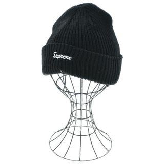 シュプリーム(Supreme)のSupreme シュプリーム ニットキャップ・ビーニー - 黒 【古着】【中古】(ニット帽/ビーニー)