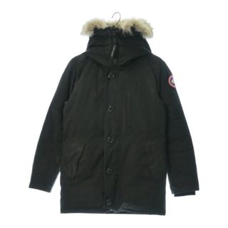 カナダグース(CANADA GOOSE)のCANADA GOOSE カナダグース ダウンジャケット/ダウンベスト S 黒 【古着】【中古】(ダウンジャケット)