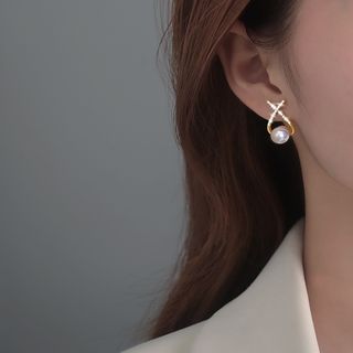 【残りわずか】 ピアス ゴールド パールピアス 北欧 お洒落 アクセサリー 上品