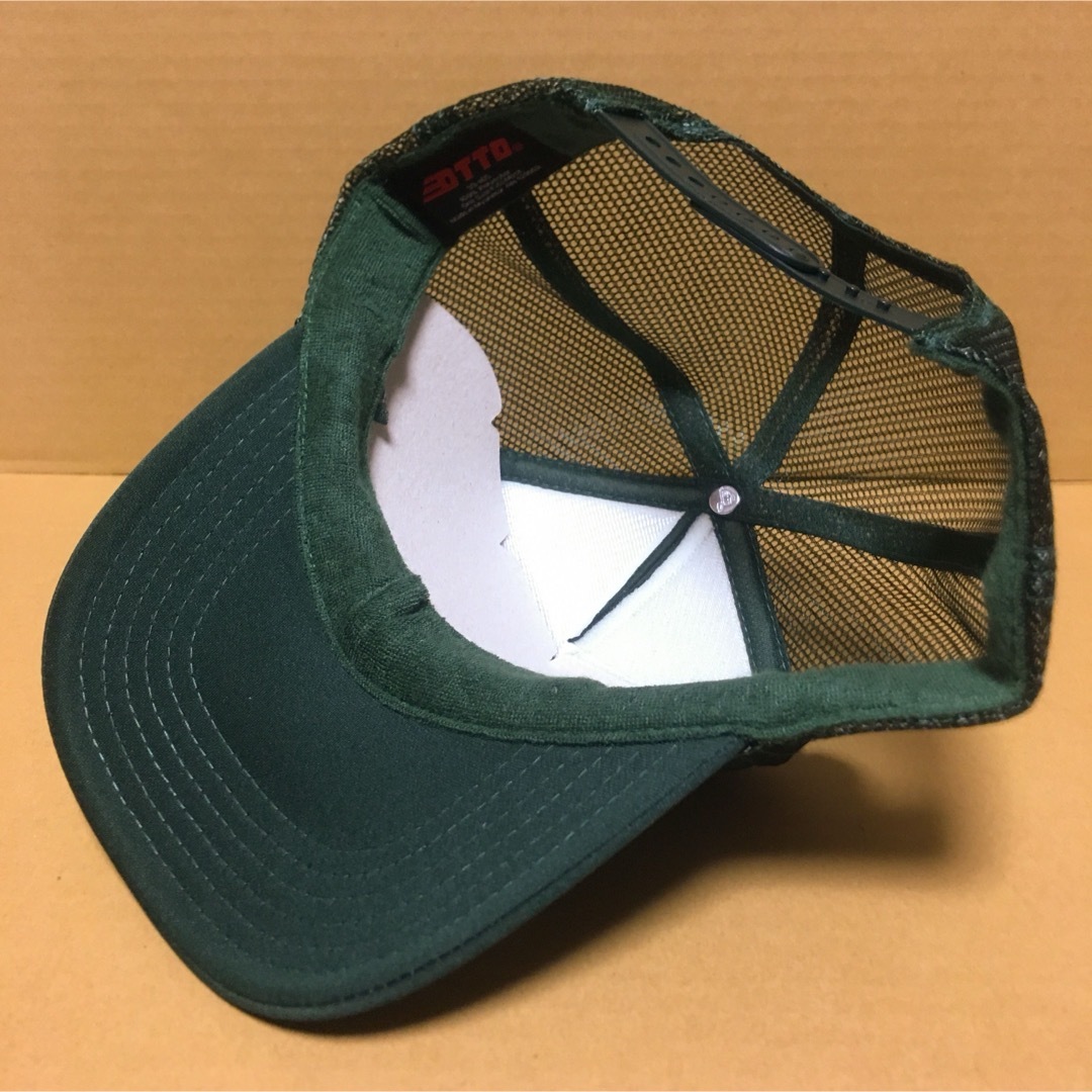 OTTO CAP(オットーキャップ)のOTTOメッシュキャップ☆ダークグリーン☆深緑 メンズの帽子(キャップ)の商品写真