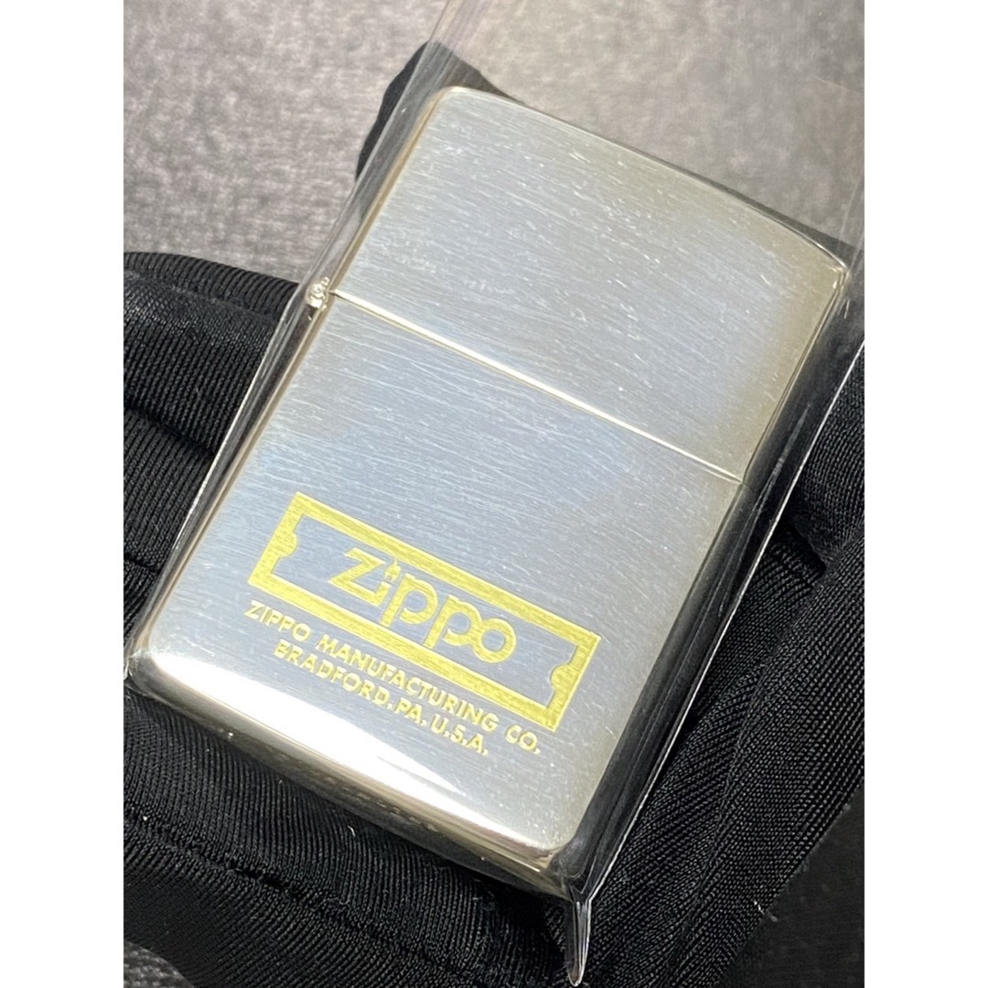 zippo 筆記体 ヴィンテージ 1987年製 シルバー ゴールドラベル  メンズのメンズ その他(その他)の商品写真