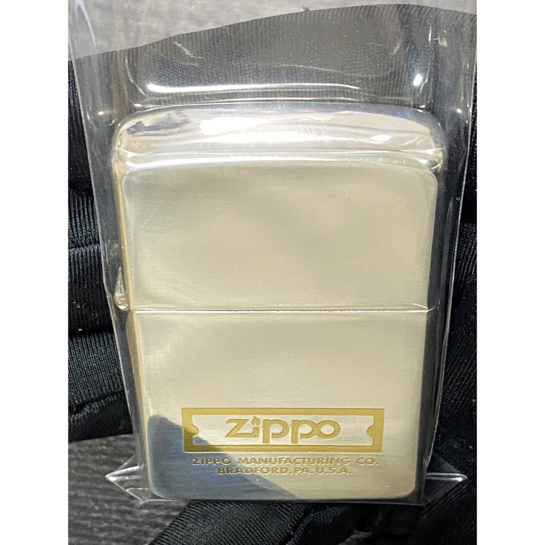 zippo 筆記体 ヴィンテージ 1987年製 シルバー ゴールドラベル  メンズのメンズ その他(その他)の商品写真