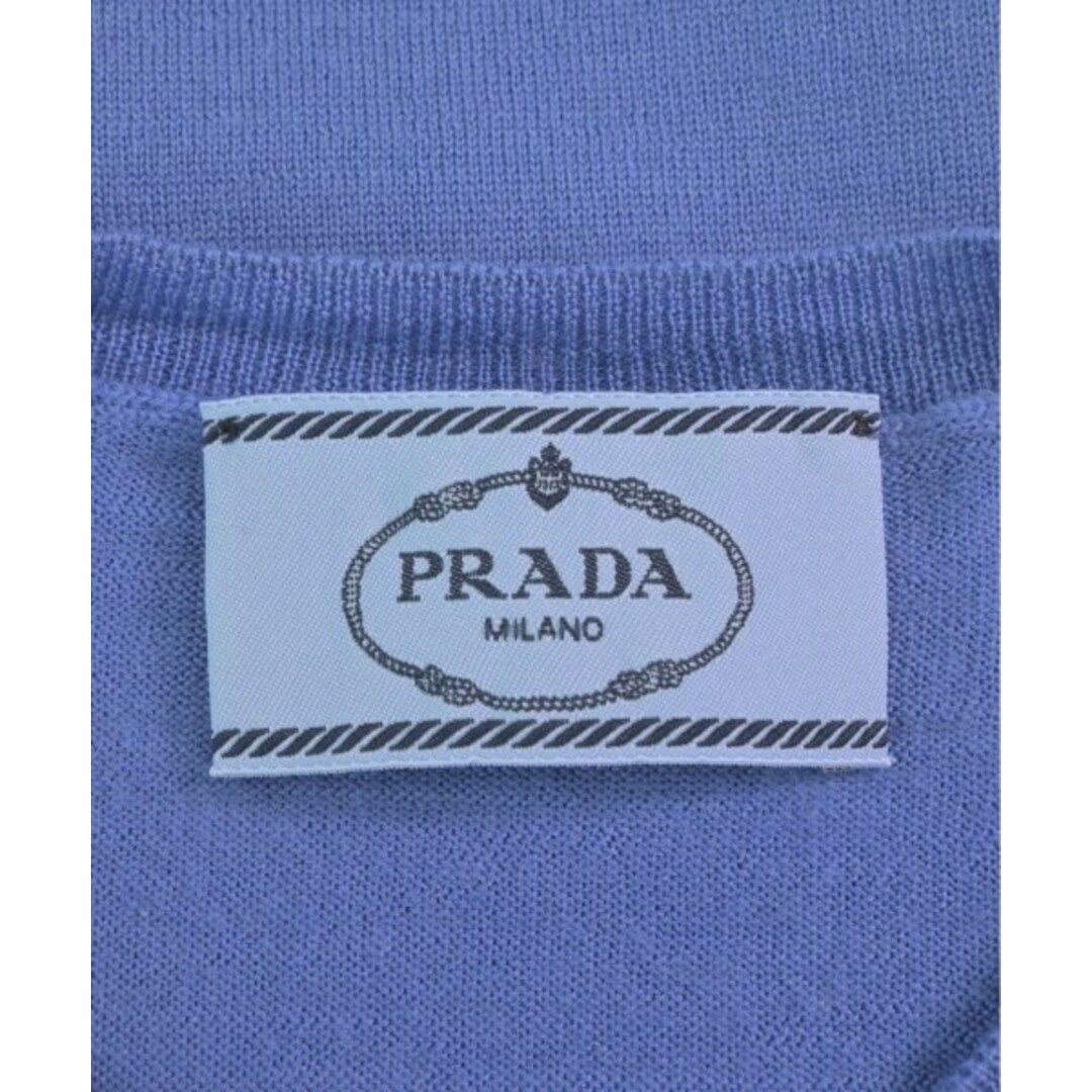 PRADA(プラダ)のPRADA プラダ ニット・セーター 38(S位) 青 【古着】【中古】 レディースのトップス(ニット/セーター)の商品写真