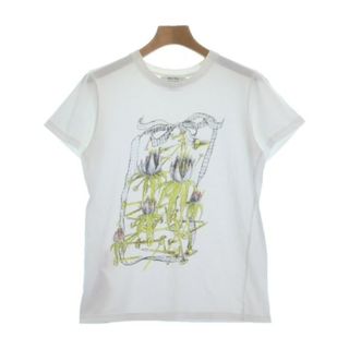 Miu Miu ミュウミュウ Tシャツ・カットソー M 白 【古着】【中古】