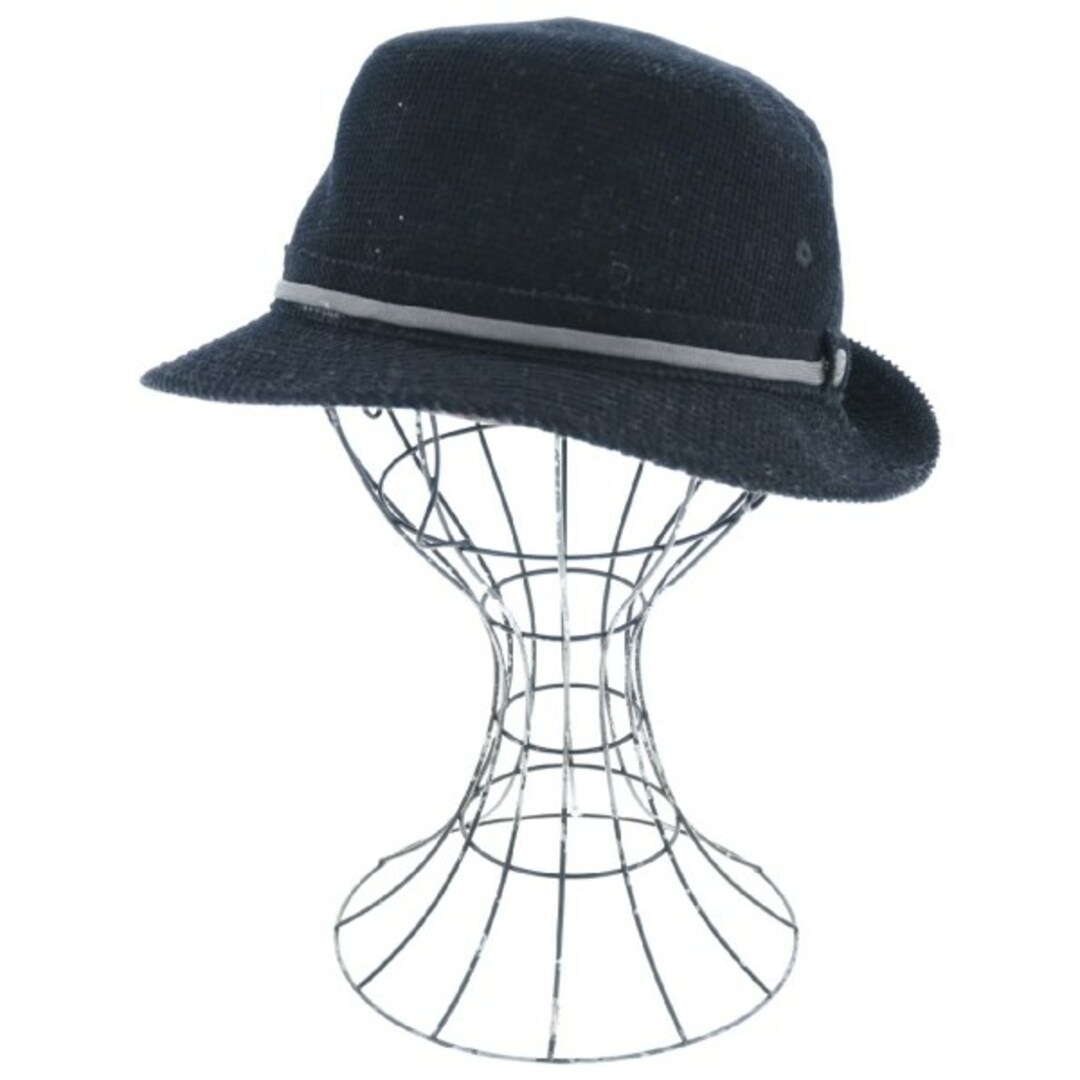 Borsalino(ボルサリーノ)のBorsalino ボルサリーノ ハット L 黒 【古着】【中古】 レディースの帽子(ハット)の商品写真