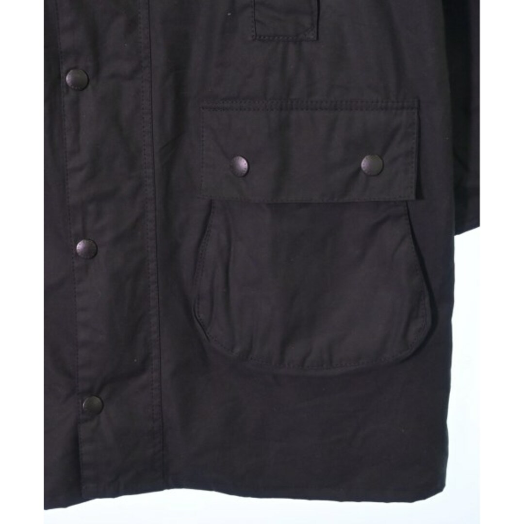 Barbour(バーブァー)のBarbour バブアー ステンカラーコート 38(M位) 黒 【古着】【中古】 メンズのジャケット/アウター(ステンカラーコート)の商品写真