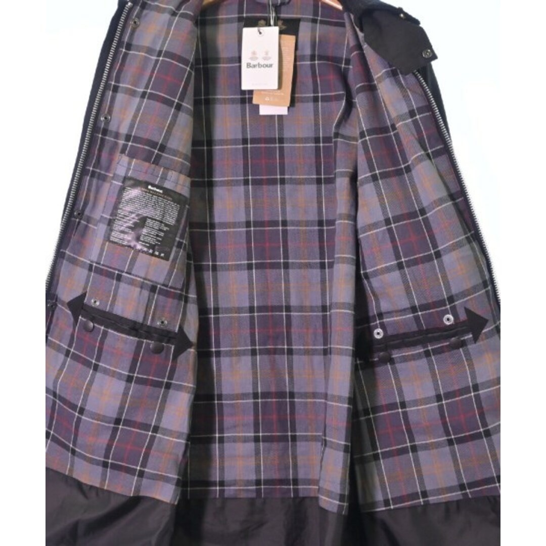 Barbour(バーブァー)のBarbour バブアー ステンカラーコート 38(M位) 黒 【古着】【中古】 メンズのジャケット/アウター(ステンカラーコート)の商品写真