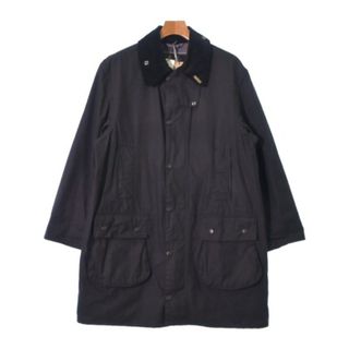 バーブァー(Barbour)のBarbour バブアー ステンカラーコート 38(M位) 黒 【古着】【中古】(ステンカラーコート)